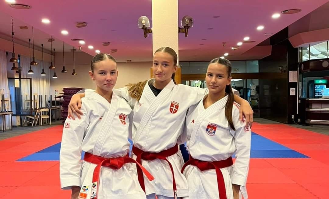 Karatiskinje Srema na pripremama sa reprezentacijom