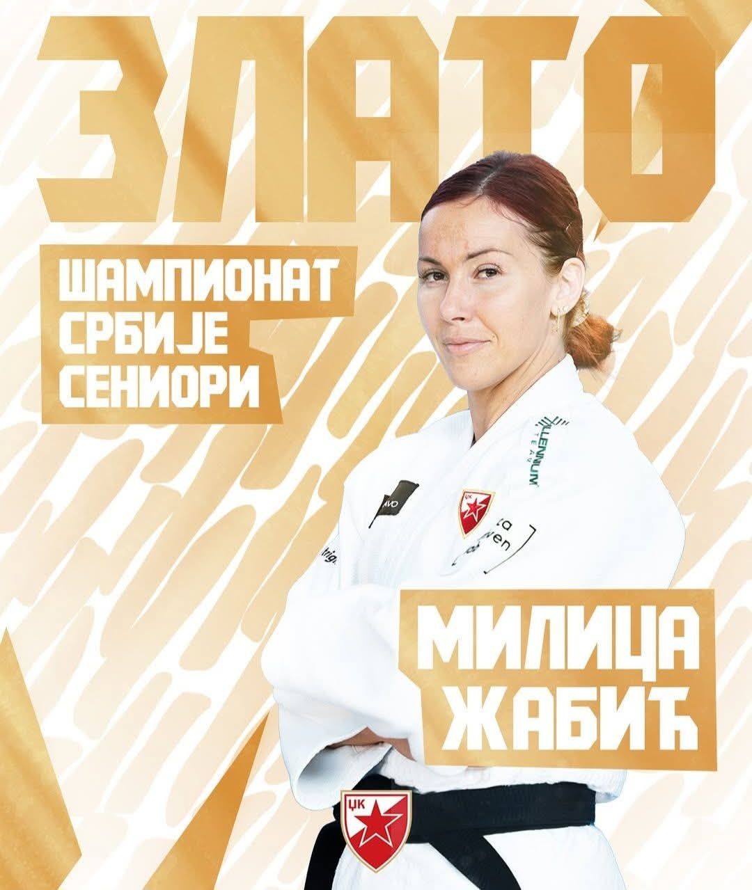 Milica Žabić ponovo prvak Srbije!