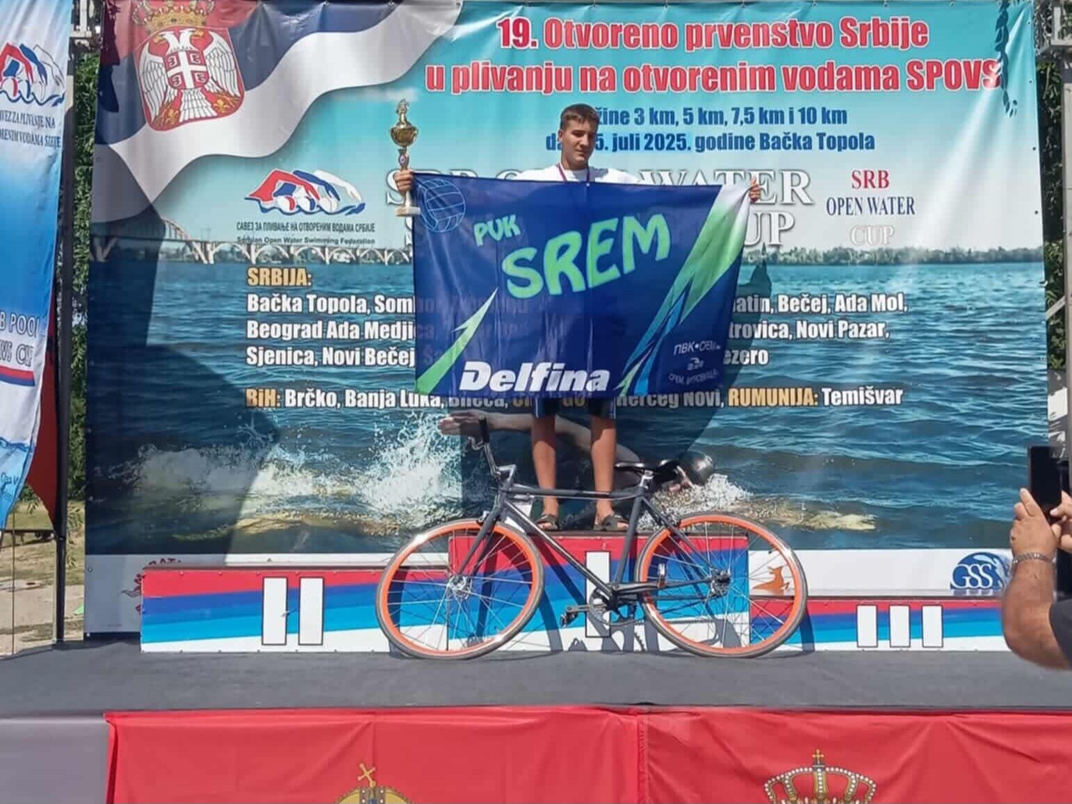 Mateja Vidović apsolutni pobednik 21. Topolskog međunarodnog plivačkog maratona