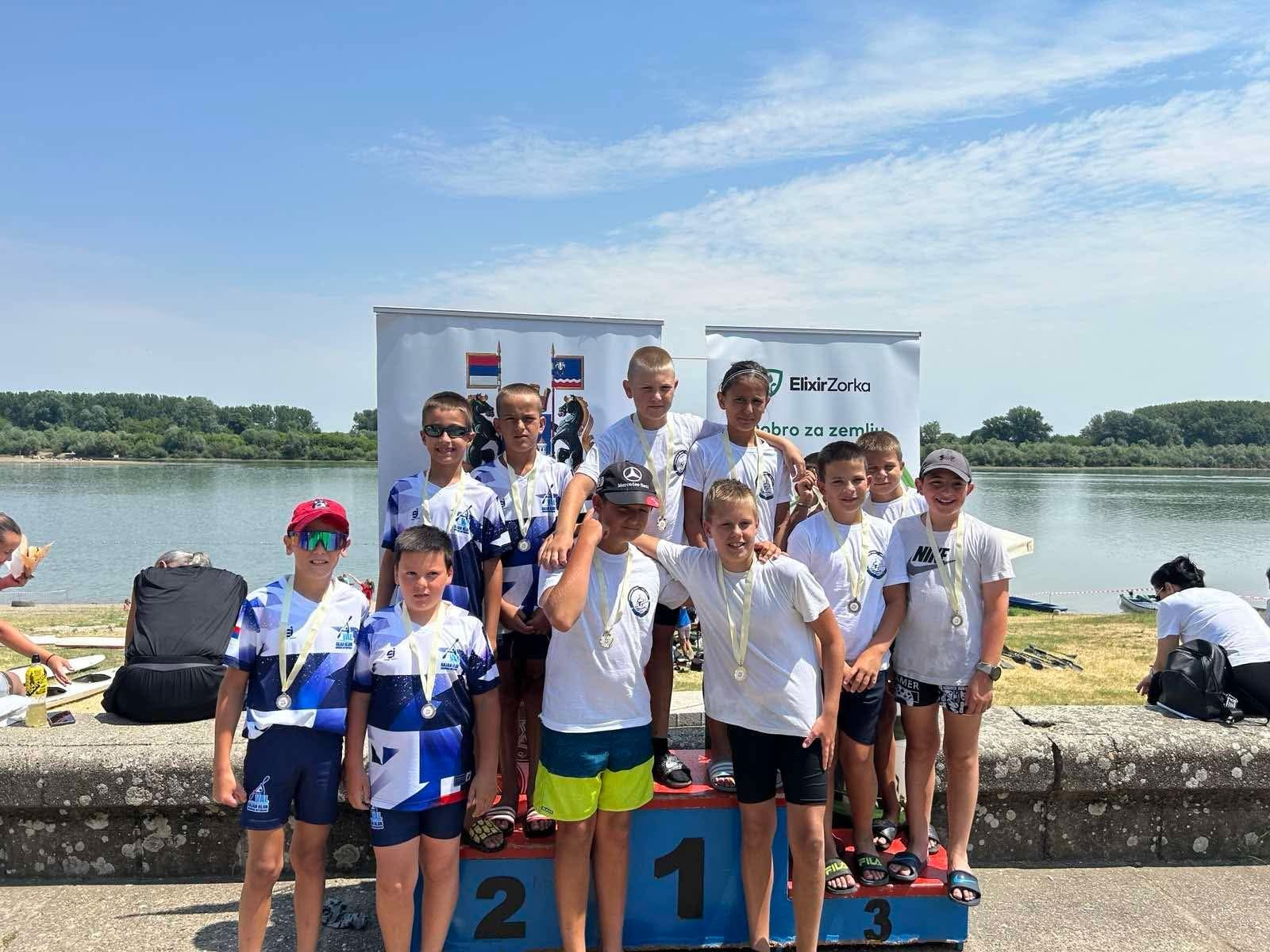 Tri zlata i srebro za Kajak klub “Val” u 3. kolu lige Srbije