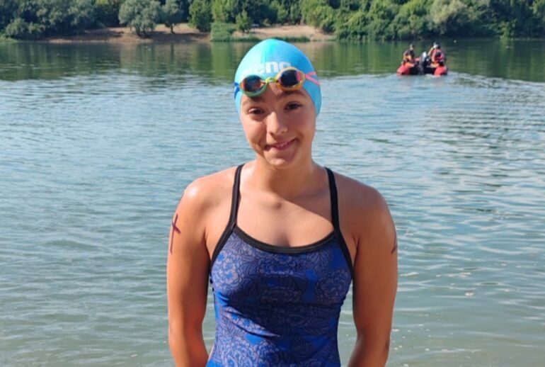 Milica Ljubisavljević apsolutni pobednik 55. plivačkog maratona Jarak-Šabac