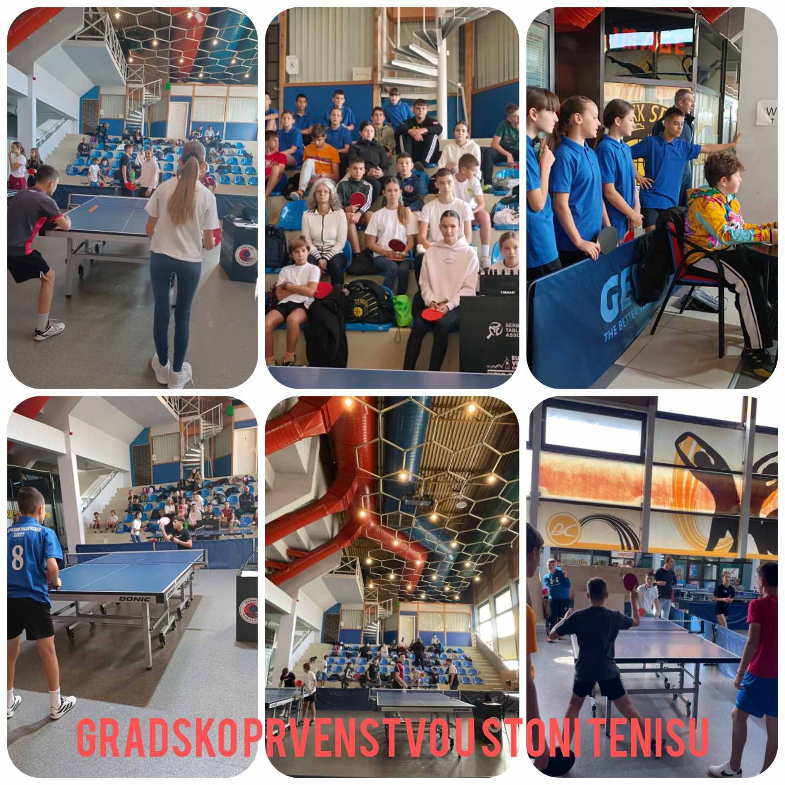Održano Gradsko školsko prvenstvo u stonom tenisu